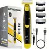 2024 New Full Body Washed Wet and Dry Shaver, Full Body Men's Electric Shaver Wash Wet and Dry Double Shave, Dry Wet Waterproof Mens Rotary Facial Shaver, Ergonomic Body Shaver (1PC) view 1