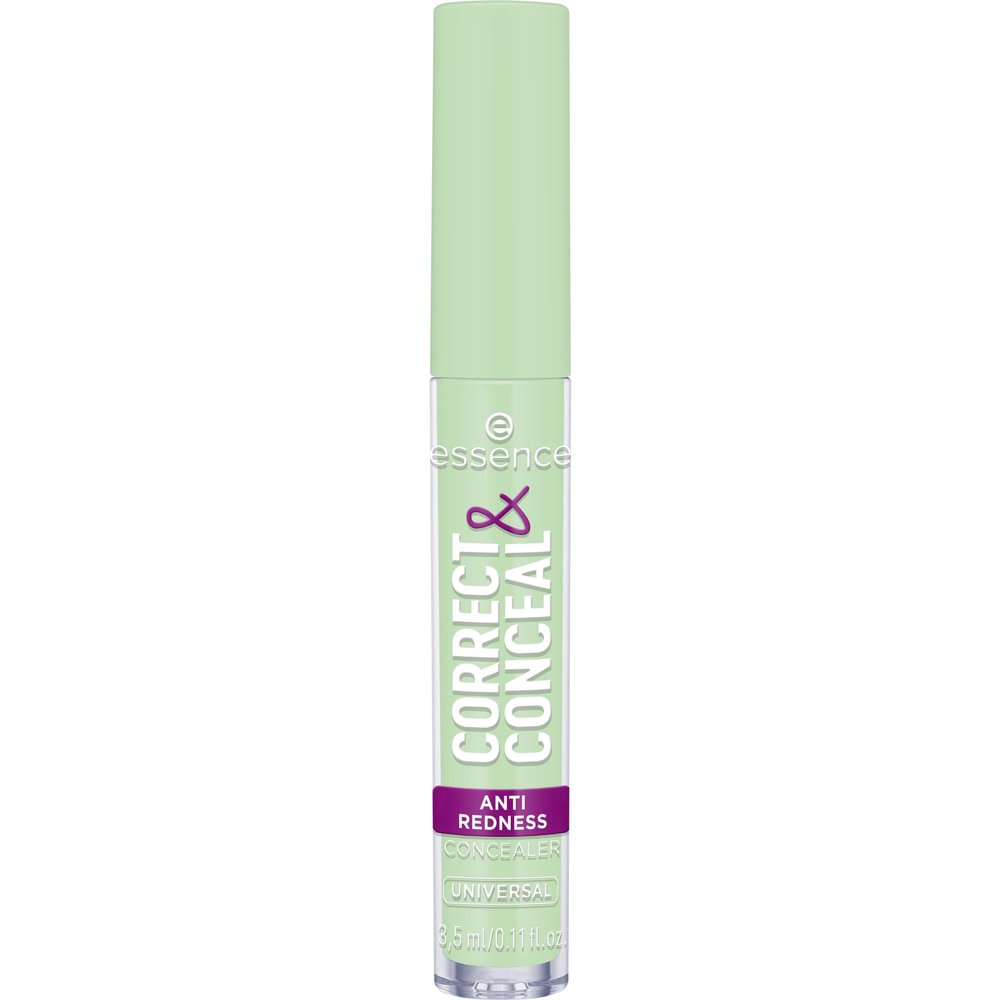 essence | Correct & Conceal Anti-Redness Concealer | Neutralizes Redness with Soothing Aloe Vera | Vegan & Cruelty-Free (100 | Green)