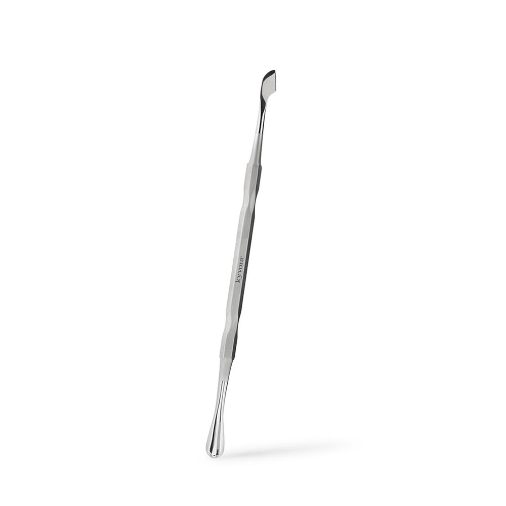 KYVORA Professional Cuticle Pusher and Nail Cleaner for Pedicure and Manicure