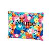 101 BEACH Personalized with Name Women's Fashion Print Cosmetic Makeup Accessory Zippered Pouch (POPPY - Floral) view 1