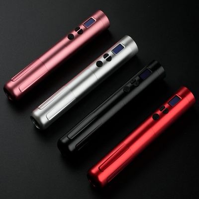 DGT Rainbow Tattoo Pen Machine with the newest Stimtle Shader Mode and 2 900mAh Replaceble Battery. (Red)
