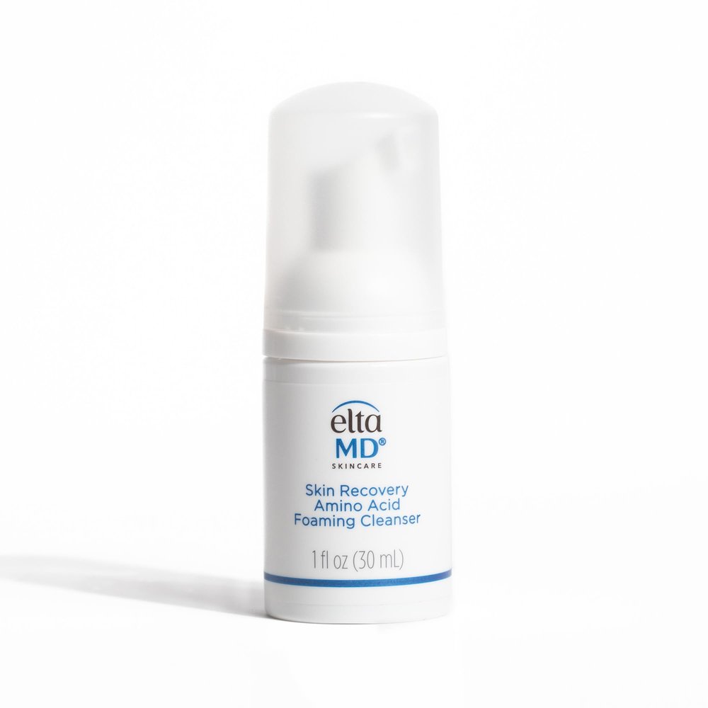 EltaMD Skin Recovery Amino Acid Foaming Facial Cleanser, Gentle Face Cleanser for Sensitive Skin, 1.0 Fl Oz