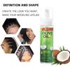 NinthAvenue Basics Olive oil Foam waxing Foaming Wrap Mousse Hold Hair Anti Sheen Protection spray Curly Feature, White view 2