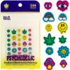 BioSwiss Psychedelic Pimple Patches, Hydrocolloid Acne Patch for Zits and Blemishes, Face and Skin Stickers, 144 Count view 1