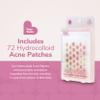 BioSwiss Tasty Treats Pimple Patches, Hydrocolloid Acne Patch for Zits and Blemishes, Face and Skin Stickers, 72 Count view 2
