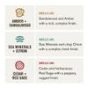 Every Man Jack Men's 2-in-1 Daily Shampoo + Conditioner Variety Pack - Includes 3 Outdoor Inspired Scents Scents - Amber + Sandalwood, Cedar + Red Sage, Sea Minerals + Citron, 13.5 oz (3 Pack) view 4