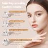 Blackhead Remover Pore Vacuum Kit for Face, 5 Adjustable Suction Levels Blackhead Extraction Tool, Face Suction Pore Cleaner with 4 Suction Heads, 4 Probes for Women & MenWhite view 3