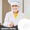20pcs Plastic Chef Mask Anti-fog Nose Mouth Cover for Restaurant Supply Comfortable Food Serving Mask for Kitchen Catering and Public Use view 2