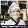 20pcs Plastic Chef Mask Anti-fog Nose Mouth Cover for Restaurant Supply Comfortable Food Serving Mask for Kitchen Catering and Public Use view 3
