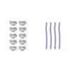Flamingo Women's Razor 5-Blade Refills 10ct and Disposable Dermaplane Razors 4ct Facial Razor for Women view 1