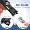 German Nail Clippers, Premium Stainless Steel Wide Jaw Anti Splash Design, Ultra Sharp Heavy Duty Ingrown Toenail Clippers with Ergonomic Lever, Perfect for Men,Women, and Seniors view 4