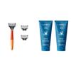 Harry's Men's Shaving Bundle - Razor with 3 Refills, Shaving Cream 2 Pack (6 oz) view 1