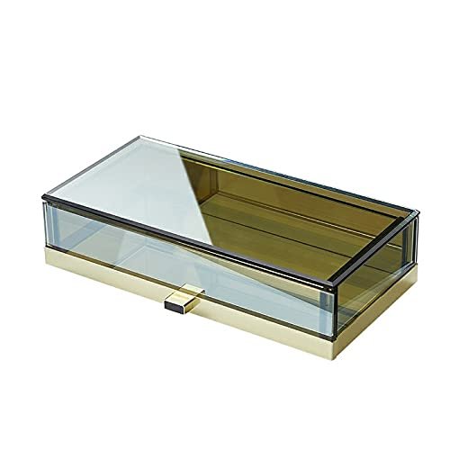 YXIANG56Q Makeup Box Simple Drawer Storage Box Skin Care Products Bathroom Desktop Storage Box Cosmetic Dressing Table Storage Rack Cosmetics and Perfume Organizer