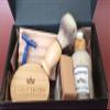 ForevHerbs Men's Grooming Gift Set, Handmade Soap, shaving cream, lotion, shaving brush (Sandalwood Vanilla) view 3
