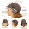 13x6 Highlight Lace Front Wig Human Hair 4/27 Ombre Deep Wave Lace Front Wig Human Hair Pre Plucked With Baby Hair 180% Density Honey Blonde Curly Human Hair Glueless Wigs for Women (32 inch) view 4