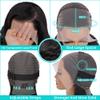12 Inch Short Bob Wig Human Hair Body Wave 13x4 HD Lace Frontal Bob Wigs Human Hair Free Part 180% Density Loose Wavy Bob Lace Front Wigs Human Hair for Black Women Glueless Natural Black view 4