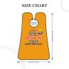Custom Shaving Bib for Men Personalized Trimming Bib Catcher with Photo Text - 2 Suction Cups, for Father, Husband or Male Friend view 3