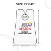 Custom Beard Bib Hair Catcher - Design with Picture Text, Personalized Beard Apron for Shaving & Hair Clippings, 2 Suction Cups view 3