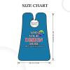 Custom Beard Bib Hair Catcher - Design with Picture Text, Personalized Beard Apron for Shaving & Hair Clippings, 2 Suction Cups view 3