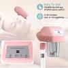 Face Steamer on Wheel Professional Ozone Face Steamer for Deep Facial Cleansing Pink view 4