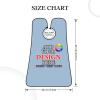 Custom Shaving Bib for Men Personalized Trimming Bib Catcher with Photo Text - 2 Suction Cups, for Father, Husband or Male Friend view 3