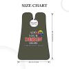 Custom Beard Bib Hair Catcher for Men, Personalized Non-Stick Grooming Beard Apron with 2 Suction Cups, for Husband Father view 3