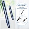2 Pcs EDC Tweezers Titanium Tweezers Portable Titanium Alloy Tweezers Precision Tweezers Travel Portable Small Tweezer Pick Up Tweezers for Camping Outdoor Gadget(Blue) view 4