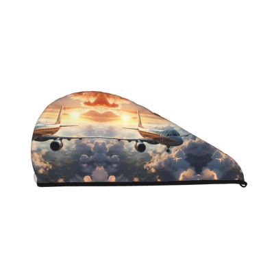 Airplanes are soaringShower Capgood water absorption performance and is suitable for fairies with all kinds of hair types