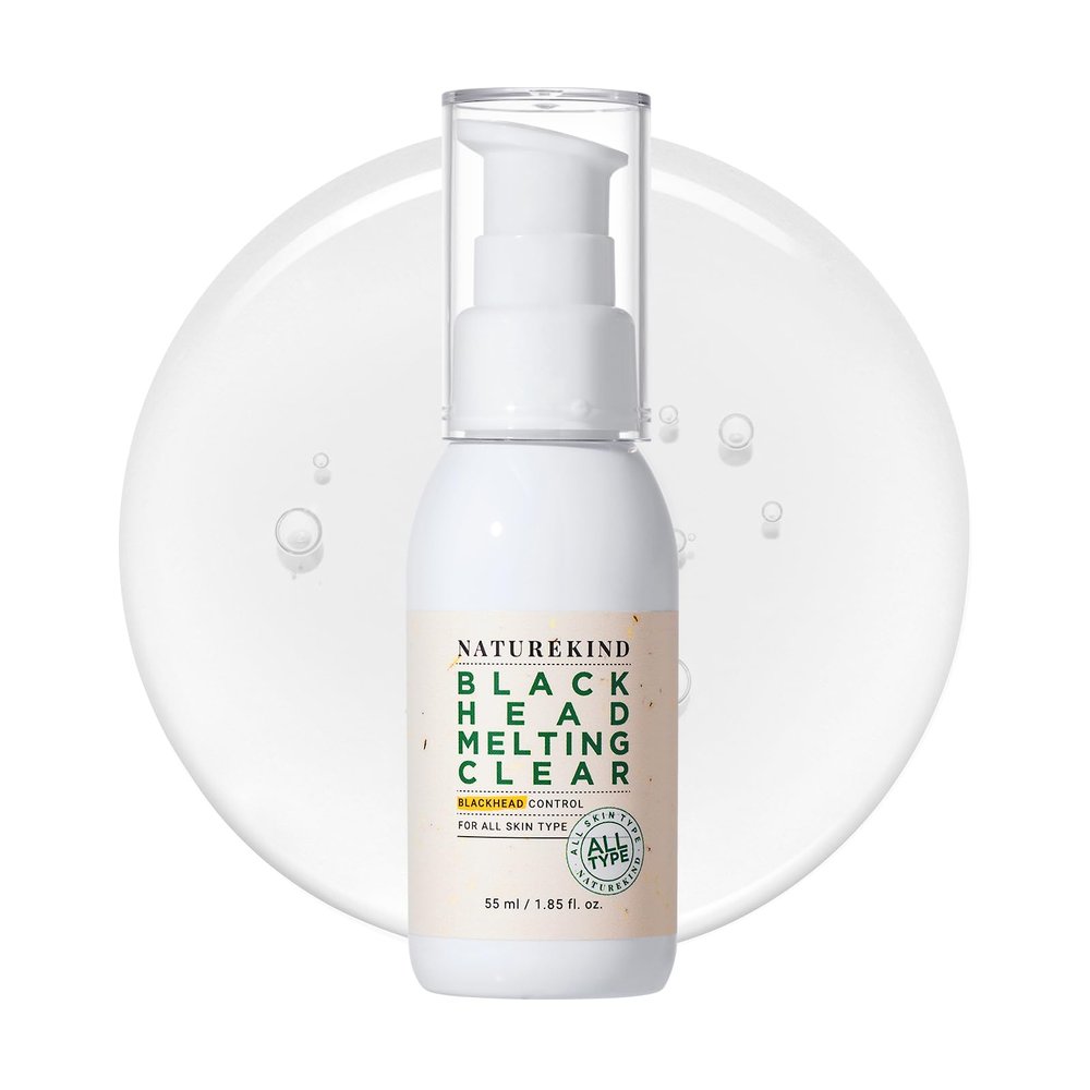 NATUREKIND Blackhead Melting Clear with Witch Hazel is ideal for K-beauty routines, effectively removing blackheads , Sebum Control and unclogging pores, 55ml, 1.85 fl. oz.