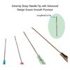 JoystyKare Piercing Needles Kit, Painless Earlobe Piercing Needles, Sterile, Box of 20pcs, Painless Piercing Tool for Ear, Nose, Navel, Belly, Nipple, Tongue, Lip Piercing,Puncture Exercise Tool (16G) view 4