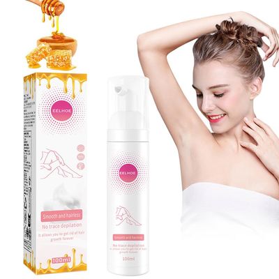Beeswax Hair Removal Mousse Hair Removal Spray Foam Gentle Skin Friendly Moisturize Nourish Fast Hairs Removal For Women And Men