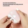 Nail Clippers for Men Toenail Clippers Toe Nail Clippers for Thick Nails for Women Fingernail Clippers Portable Electric Silent Mini USB Rechargeable (70x30mm,White) view 3