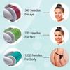 Derma Roller for Face, Body, Scalp, Beard - Angel Kiss 4 in 1 Titanium Microneedling Roller Set view 2