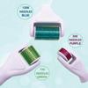 Derma Roller for Face, Body, Scalp, Beard - Angel Kiss 4 in 1 Titanium Microneedling Roller Set view 3