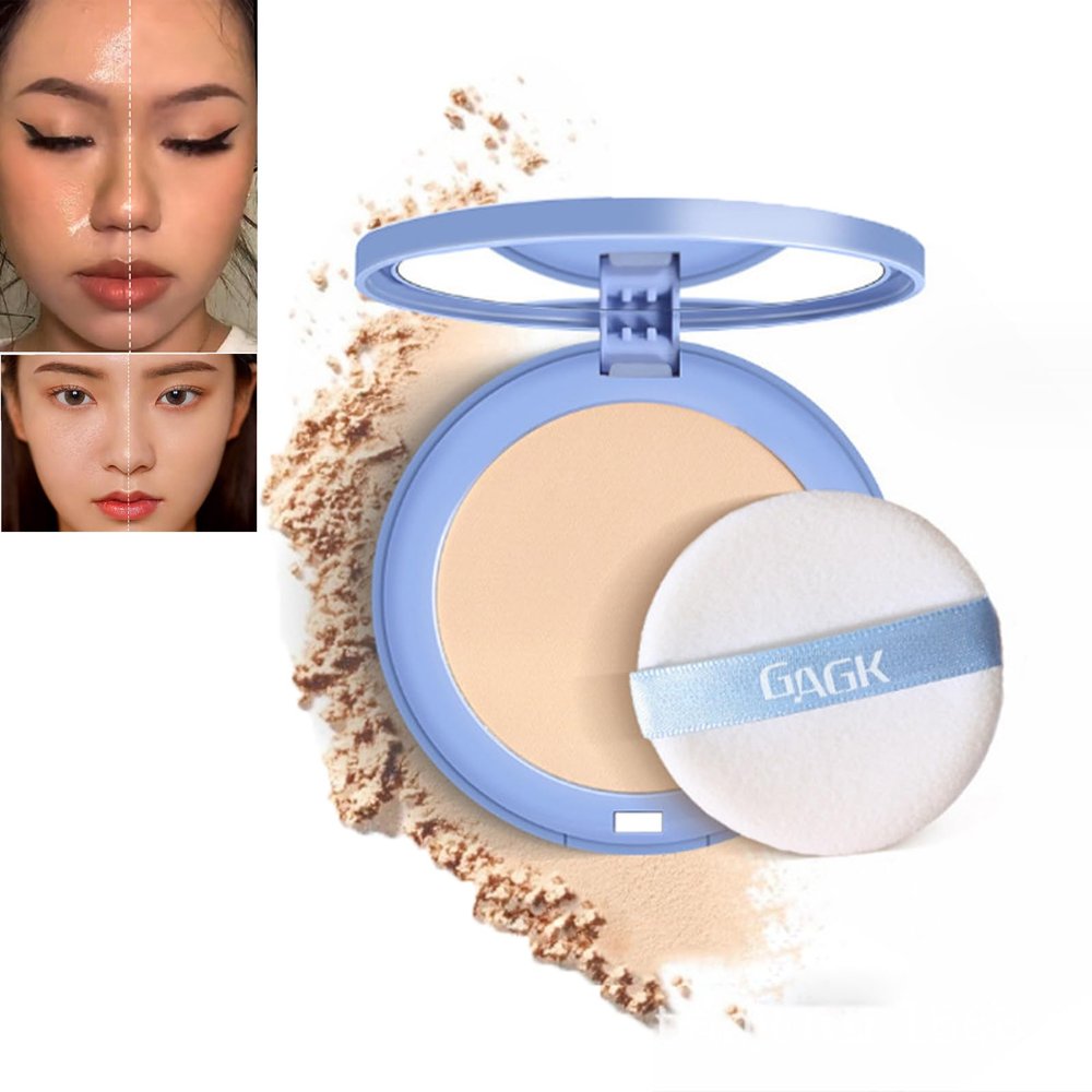 Summer Oil Control Matte Perfections Pressed Powder - Waterproof Face Powder,Oil Control Face Pressed Powder,Waterproof Setting Powder,Waterproof Long Lasting Finishing Powder (#01)