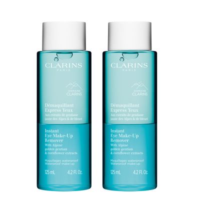 Clarins NEW Instant Eye Make-Up Remover | Bi-Phase Remover For Heavy and Waterproof Eye Make-Up | Cleanses, Softens, Hydrates | Conditions Lashes | Ophthalmologist Tested | All Skin Types | 4.2 Ounces