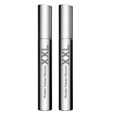 Clarins NEW Wonder Volume Mascara XXL | Volumizing and Lengthening | Double Volume Effect | 12H Hold | Visibly Thickens and Smoothes Lashes | Smudge-Proof and Humidity-Resistant | 0.3 Ounces