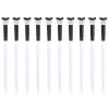 10Pcs Curved Fluffy Lash Cleaning Brush Set, Eyelash Extension Shampoo Cleanser, Professional Makeup Removal Wash Brushes for Home Salon Facial view 1