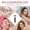 10Pcs Curved Fluffy Lash Cleaning Brush Set, Eyelash Extension Shampoo Cleanser, Professional Makeup Removal Wash Brushes for Home Salon Facial view 3