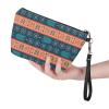ZCFYGDX Mini Makeup Pouch, Cosmetic Pouch Toiletry Bag Cosmetic Pouchs for Women - Zipper Make-Up Tote Accessory, Stylish for Everyday Carry Tribal Style Print Turquoise view 3