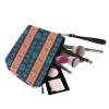 ZCFYGDX Mini Makeup Pouch, Cosmetic Pouch Toiletry Bag Cosmetic Pouchs for Women - Zipper Make-Up Tote Accessory, Stylish for Everyday Carry Tribal Style Print Turquoise view 4