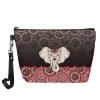 ZCFYGDX Compact Makeup Pouch, Cosmetic Pouch Toiletry Bags for Travel - Organizer Toiletry Cosmetic, Perfect for Storing Skincare and Makeup Tribal Style Print Brown view 1