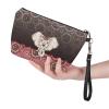 ZCFYGDX Compact Makeup Pouch, Cosmetic Pouch Toiletry Bags for Travel - Organizer Toiletry Cosmetic, Perfect for Storing Skincare and Makeup Tribal Style Print Brown view 3