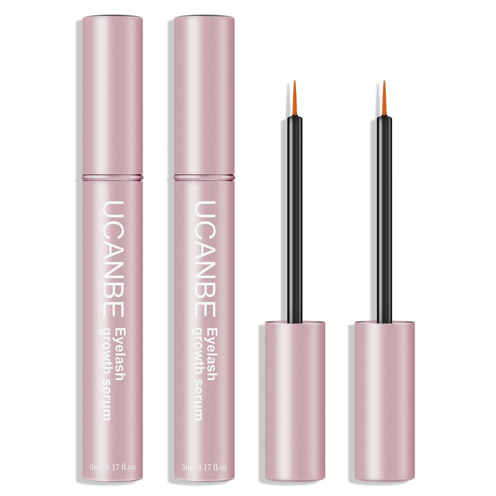Lash Serum for Eyelash & Eyebrow Growth(10ml/2Pack), Eyelash Enhancing Serum, Lash & Brow Enhancer with Advanced Formula for Growing Longer, Fuller, Thicker & Healthier Voluminous Eye Lashes & Brows