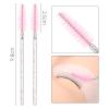 100PCS Disposable Mascara Brushes Crystal Eyebrow Wands Spoolies for Eyelash Extensions Eyelash Brush Applicator Brow Spoolie Bulk view 3