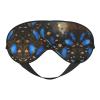 SSIMOO Blue Butterflies Sleep Mask-Adjustable,Breathable,Fashionable Eye Mask For A Comfortable Sleep Experience view 1
