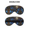 SSIMOO Blue Butterflies Sleep Mask-Adjustable,Breathable,Fashionable Eye Mask For A Comfortable Sleep Experience view 2