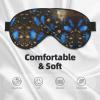 SSIMOO Blue Butterflies Sleep Mask-Adjustable,Breathable,Fashionable Eye Mask For A Comfortable Sleep Experience view 3
