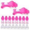 AUTSUPPL 10pcs Eyelash Curlers Handheld Lash Curling Device Manual Eyelash Curler Tool for Women for Eye Makeup view 1