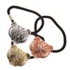 AUTSUPPL 3pcs Elastic Hair Bands Bear Head Ponytail Holders for Women Girls Braid Accessories Hair Ties for Curly view 1